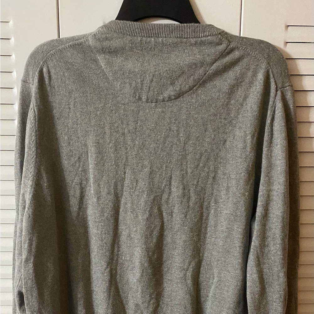 Nordstrom Sweater, Crew neck, Sz L, Neutral, Cotton, Cashmere, old money - Picture 11 of 12